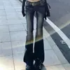 Chica Picante Americana Tiro Bajo 2026 Jeans Acampanados Micro Acampanados Nuevo Retro Elásticos Adelgazantes Acampanados