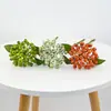Flor Artificial de 32cm com Várias Frutas Vermelhas, Decoração de Casa, Decoração Suave, Arranjo Floral, Cenário Comercial, Frutas Silvestres Atacado Transfronteiriço
