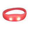 Pulsera Luminosa LED Activada por Sonido de Silicona Completa Personalizada por el Fabricante, Pulsera Luminosa, Accesorios para Animación de Fiestas, Pulsera Fluorescente