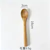 Cucharas Pequeñas de Madera en Stock Venta al por Mayor Cuchara para Miel Cuchara para Café Cuchara para Helado Cuchara de Madera Hogar Madera de Acacia Cuchara Pequeña