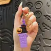 Nuevo Llavero de Halloween que Hace Sonido al Agitarse Lindo Dibujo Animado Juguete para Aliviar el Estrés Colgante para Mochila de Estudiante Pequeño Regalo