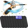 Filtro de Pá de Ventilador de Teto Preto Oval Algodão de Carvão Ativado Almofada Purificadora de Ar Almofada Filtro Autoadesiva