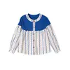 Coleção de CamisasYuanYuan Princesa Meninas 2026 Primavera e Outono Novos Produtos Infantis Versátil Casual Algodão Puro