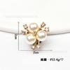 Accesorios para zapatos de mujer con agujeros de celebridades de Internet, accesorios de bricolaje con perlas y diamantes de imitación, hebilla extraíble para zapatos, hebilla en forma de I con forma de flor para zapatos.