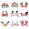 Decorações de Natal, óculos, festa de feriado, adereços para fotos, adultos, crianças, chifres de Papai Noel, brinquedo, presente
