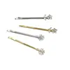 Pasador con Diamante de Circonita, Accesorio de Cabello de Alta Gama, Pinza para Flequillo Lateral, Pasador de Moda para Mujer, Pasador Tachonado con Circonita