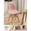 Silla de comedor Eames de madera maciza, silla con respaldo estilo nórdico, silla de ocio para el hogar, silla de comedor moderna minimalista, silla de escritorio
