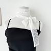 Ins Apilado Desgaste Diseño Jerárquico Encaje Cinta Delgado Estrecho Mujer Primavera y Verano Todo-partido Clavícula Collar de Cuello Cinta de Bufanda de Seda