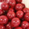 Atacado online Romã Vermelha Balão Vermelho Casamento Festa de Aniversário Decoração 1.8g 10 polegadas Fosco Camada Dupla Gema Balão Vermelho