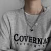 Diseño de Nicho de Espinas Cruz de Piedra Lunar Dulce Cool Acero de Titanio Cadena Clavícula Mujeres Hip Hop Estilo Frío Collar de Moda