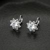 Aretes de plata esterlina s999 con circonita para mujer, verano, temperamento, diseño original de nicho, aretes con sentido de alta gama, joyería de plata para la oreja al por mayor