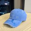 Nueva Gorra de Pico de Pato Estilo Coreano 2025 para Mujer, Adelgazante del Rostro, Vintage Desgastada, Sombrero de Sol Versátil de Moda, Gorra de Béisbol para Hombre Tendencia