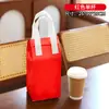 Bolsa Térmica Desechable de Papel de Aluminio para Llevar Té de Leche, Bolsa de Empaque Especial, Bolsa Térmica de Tejido No Tejido con Papel de Aluminio de Aspecto Premium
