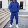 Calça cargo casual de fleece masculina estilo americano para outono e inverno, calça esportiva casual masculina com cordão e múltiplos bolsos, 7 cores