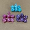 Oferta especial um conjunto de sete novos pincelados tricolores multi-facetado jogo de brinquedo digital conjunto de dados PRTG grupo de corrida de jogos de mesa