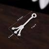 Joyería de bricolaje, colgante pequeño de plata, pulsera, collar, pendientes, colgante pequeño, tocado, horquilla, corona para el cabello, borla, accesorios colgantes