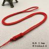 Ajuste de Longitud Elástico y Reducible Collar para Hombre y Mujer Cordón Hilo de Jade Cadena de Cuentas Cuerda Roja Cuerda para Colgante Cuerda de Jade Jade Tejido a Mano