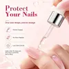 Removedor de esmalte de uñas tipo gotero exquisito de 30 ml, removedor de esmalte ecológico que no daña las uñas, adecuado para uso transfronterizo, elimina uñas postizas y adhesivo
