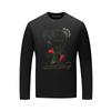 Camiseta de Manga Larga para Hombre, Marca de Moda, Nuevo Estilo Primavera/Otoño, Diseño de Oso con Pedrería, 2026 Ajuste Delgado Ropa Interior, Camiseta Base para Hombre, Top Talla Grande