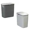 Bote de basura de pared para cocina doméstico con tapa para puerta de armario de pared cubo de basura de cocina colgante para baño inodoro