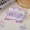Presilhas de Cabelo Infantis, Presilhas de Laço Estilo Princesa para Meninas, Acessórios de Cabelo com Franjas, Presilhas de Cabelo para Bebês Meninas, Acessórios de Cabelo Fofos
