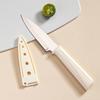 Cuchillo de Fruta de Gama Alta, Cuchillo Pelador de Melón y Frutas, Cuchillo Afilado con Funda, Cuchillo Plegable, Set de Tres Piezas de Cuchillos de Acero Inoxidable para Dormitorio