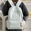 Mochila Fresca y Linda Estilo Japonés para Chicas de Secundaria y Estudiantes Universitarias, con Lindo Moño Bordado, Mochila Pequeña y Ligera
