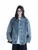Chaqueta de Mezclilla Lavada Desgastada para Mujer 2026 Primavera y Otoño Nuevo Estilo Popular Holgada Estilo Retro Americano Estilo Coreano Chaqueta