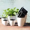 Maceta de Cerámica de Imitación de Plástico Perezosa Absorción Automática de Agua Maceta para Pothos Maceta Perezosa Hidropónica para Bonsái Sin Riego Maceta de Autorriego