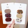 Novos Estilos de Presilhas de Cabelo Florais de Tecido para Meninas, Presilhas Bb Ovais Pequenas Fofas, Presilhas de Cabelo para Bebê Que Não Danificam o Cabelo, Presilhas Laterais para Franja