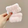 Diadema de Peluche Antideslizante Linda para Lavado de Cara 2026 Nuevo Estilo Diadema para Mujeres Aplicación de Mascarilla Goma para el Pelo Pinza para el Pelo Tocado