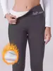 Pantalones Térmicos de Terciopelo para Mujer Otoño e Invierno, Pantalones Ajustados Elásticos de Cintura Alta, Pantalones de Yoga que Retienen el Calor, Pantalones Largos para Deporte y Fitness