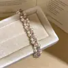 Pulseira de Pérolas Irregular Ajustável Estilo Francês, Design de Nicho, Pulseira Versátil, Luxo Leve, Sensação de Alto Padrão, Joias para Atacado