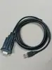 Línea de puerto serie USB directa de fábrica puerto serie RS232 DB9 usb a rs232 doble chip 1.5 m puerto serie