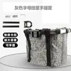 Canasta Frontal para Bicicleta de Montaña, Canasta Desmontable, Canasta Montada en la Parte Delantera, Bolsa de Lona Portátil, Cesta Plegable Impermeable para Verduras, Canasta para Bicicleta