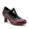 Nuevos zapatos de moda para mujer con suelas de goma, aptos para todas las estaciones, con hebilla y diseño de bloques de color, zapatos de tacón alto, talla grande, zapatos de tacón grueso para mujer