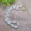 Colar de Jade Afegão Natural Atacado Colar de Jade Afegão Jade Branco Suporte de Jade Jianghu Presentes para Venda ao Vivo