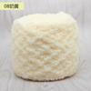 Hilo de toalla y bufanda de lana de coral tejido a mano, hilo de terciopelo grueso de tres hebras para bebé, venta al por mayor de fábrica