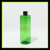 Botella de hombro plano de 500 ml con tapa normal, botella para gel de ducha 500 ml, botella con tapa de rosca, botella para desinfectante de manos, botella para acondicionador, para rellenar