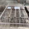 Máquina de Limpeza e Secagem de Frascos Cosméticos Frascos Xilin Laboratório Multifuncional Tipo Túnel Trilho Duplo Lavadora Ultrassônica de Frascos