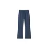 Pantalones cortavientos de corte diagonal con forro polar y engrosados para hombre, otoño e invierno, estilo americano de alta calle, pantalones de pierna ancha, marca de moda, pantalones casuales rectos y holgados