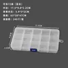 Caja de almacenamiento desmontable de 15 compartimentos para cuentas, juguetes, accesorios de Lego, artículos pequeños, joyería, ferretería y tornillos