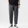 Ropa para Hombre Muqiu Estilo Americano Marca de Moda Casual Urbana Pantalones para Hombre Sueltos Rectos Talla Grande Algodón Retro Pantalones de Trabajo