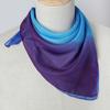 Nuevo Pañuelo de Seda de Color Degradado Pañuelo Cuadrado Gasa Estampada Pañuelo Ligero 70 Cuadrado Pañuelo Decorativo Profesional para Mujer