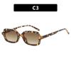 Gafas de sol mi de montura pequeña transfronterizas 2024 Nuevas gafas de sol retro simples de montura cuadrada gafas de sol a prueba de rayos UV marea