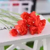 Flores de Arcilla Suave de Mini Rosa Roja para Decoración de Micro-Paisajes, Accesorios para Muñecas, Tulipanes Artificiales DIY
