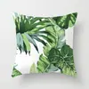 Funda de Almohada Decorativa Hoja de Selva Tropical Viento Natural Fresco Funda de Cojín Lumbar Viento Nórdico Planta Verde Personalizable