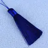 Borla Gruesa Grande de 8 cm Seda de Hielo Resistente a las Arrugas Borla Vertical Marcador de Libros Bolsita para Ropa Colgante Estilo Antiguo DIY Grueso 12