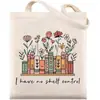 Bolso de Hombro Casual Nuevo Floral Transfronterizo de Amazon Bolso de Lona Lindo Gran Capacidad Almacenamiento Bolso de Mano para Mujeres Nuevo