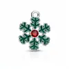 Pendente Gato Preto e Branco Flor Gotejante de Óleo Venda Quente Transfronteiriça Liga de Zinco Brincos Pulseira Chaveiro Acessórios de Joias DIY